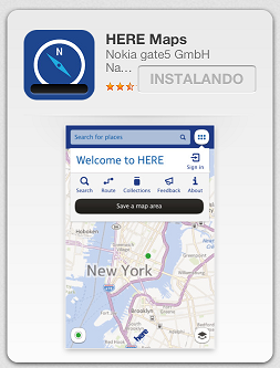 nokia here iphone